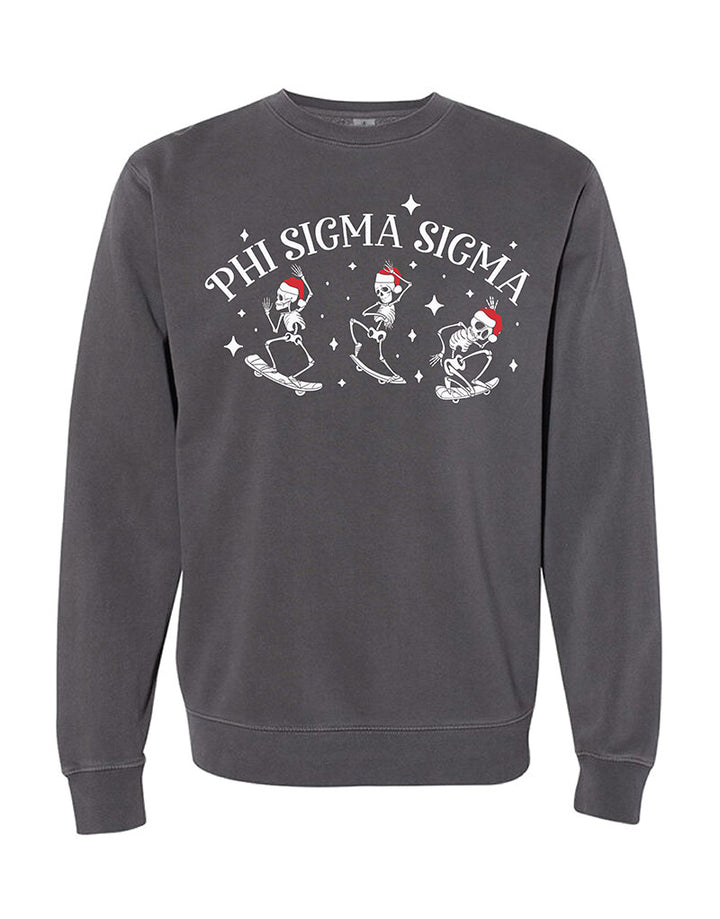 Santa Skeleton Sorority Crewneck