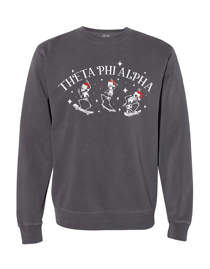 Santa Skeleton Sorority Crewneck