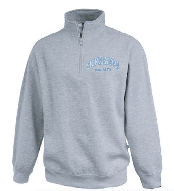 Sorority Quarter Zip Sweatshirt - 2XL