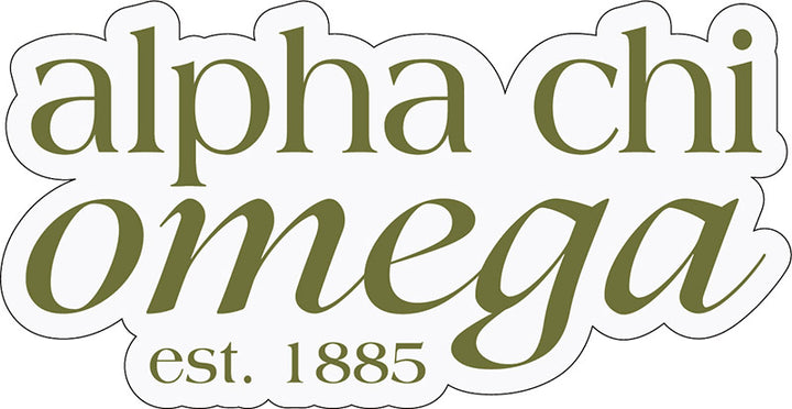 Script Sorority Sticker