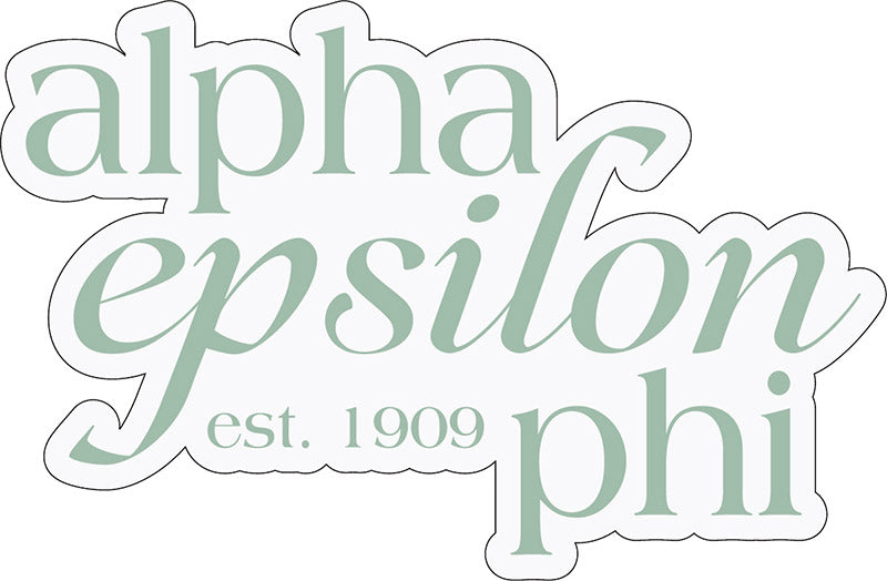 Script Sorority Sticker