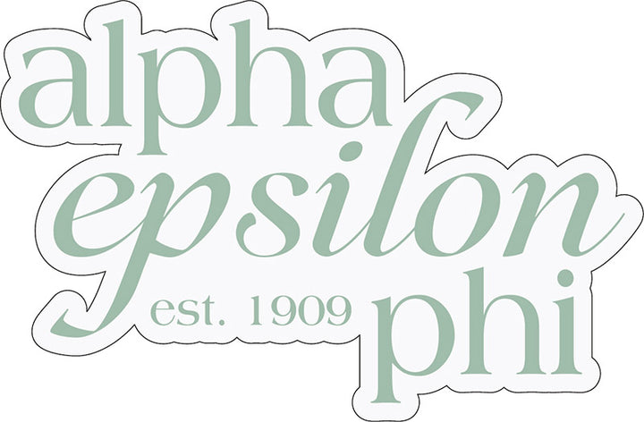 Script Sorority Sticker