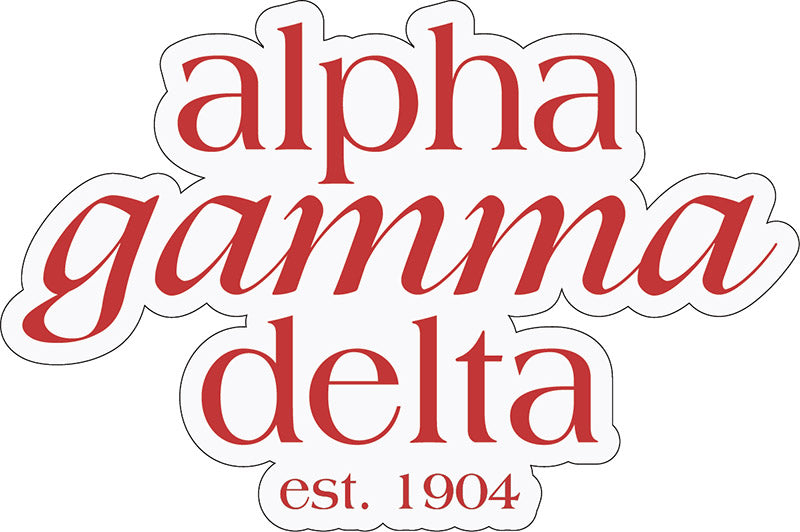 Script Sorority Sticker