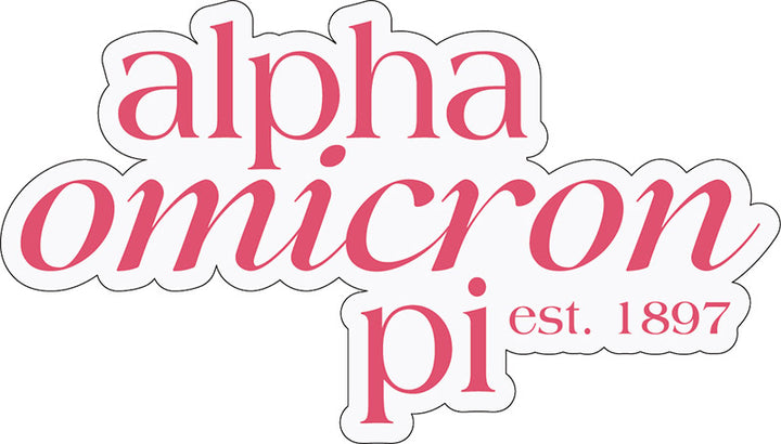 Script Sorority Sticker