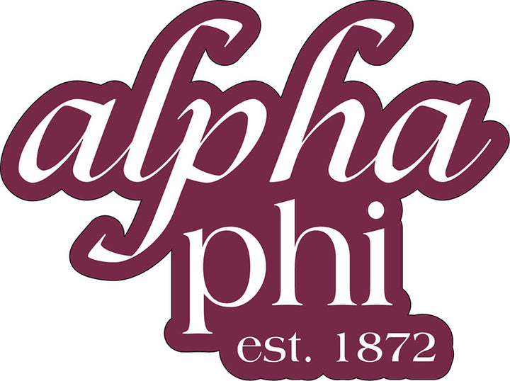 Script Sorority Sticker