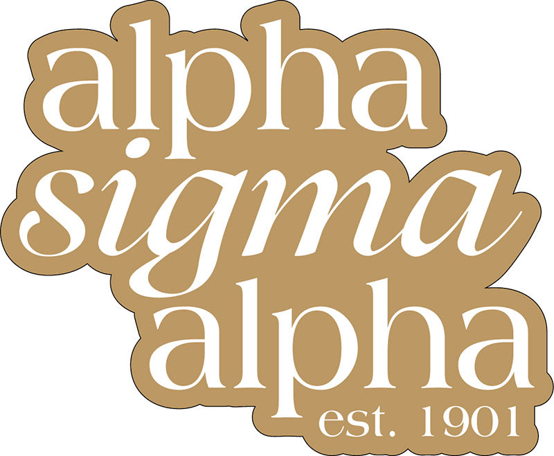 Script Sorority Sticker