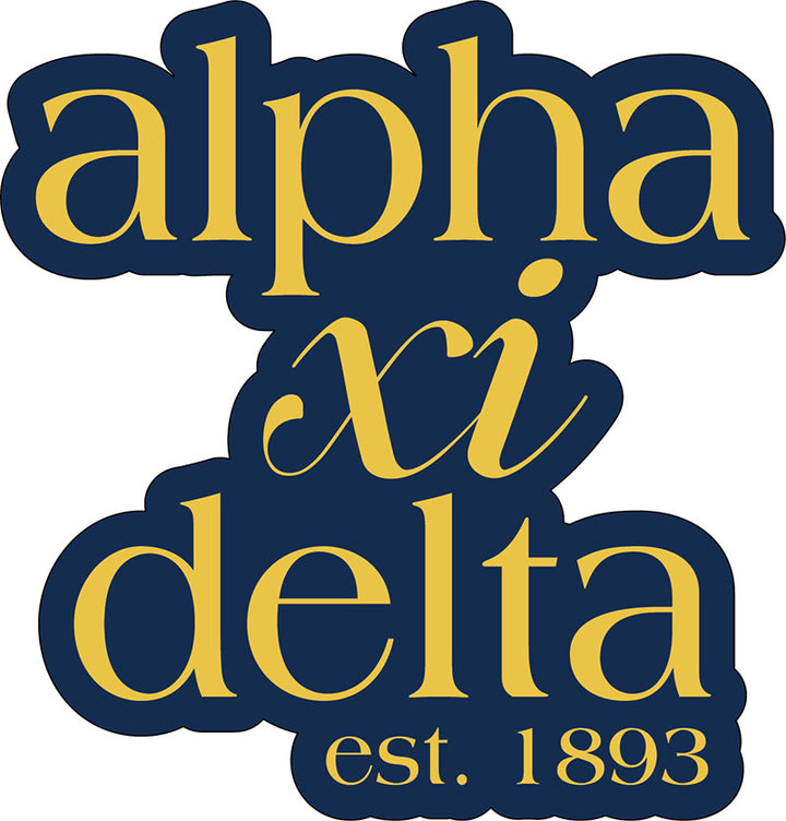 Script Sorority Sticker