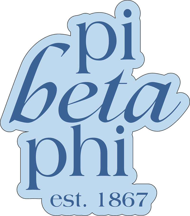 Script Sorority Sticker