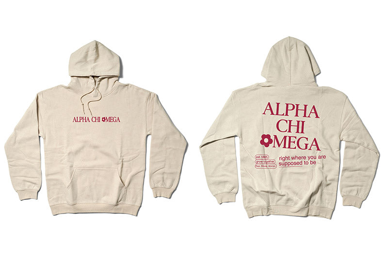 Supposed to Be Sand Sorority Matching Set Hoodie