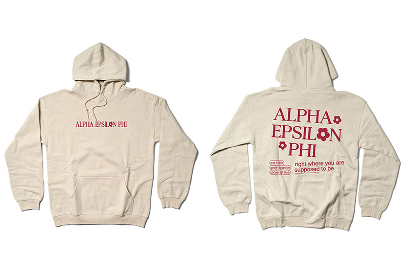 Supposed to Be Sand Sorority Matching Set Hoodie