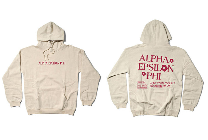 Supposed to Be Sand Sorority Matching Set Hoodie - 2XL