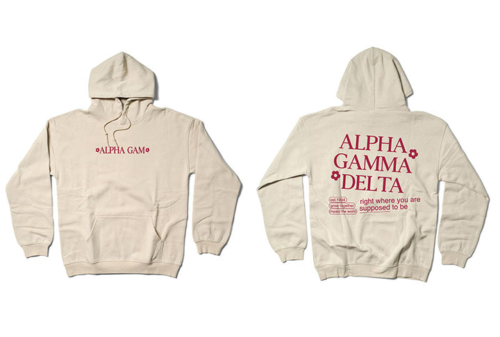 Supposed to Be Sand Sorority Matching Set Hoodie