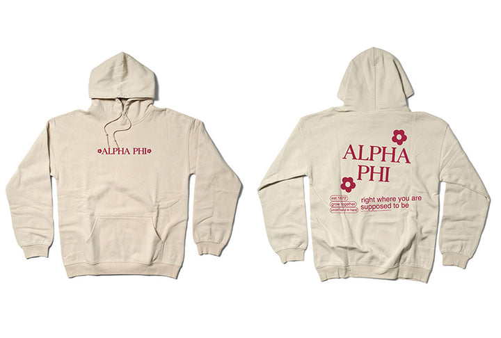 Supposed to Be Sand Sorority Matching Set Hoodie