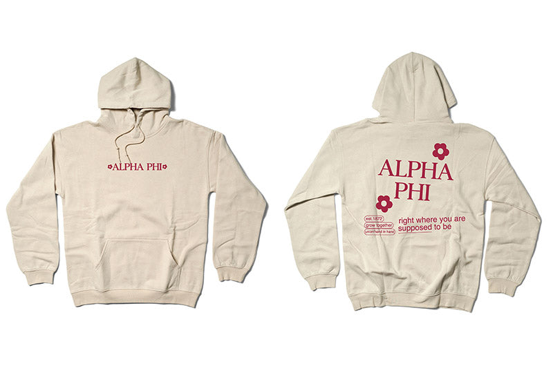 Supposed to Be Sand Sorority Matching Set Hoodie - 2XL