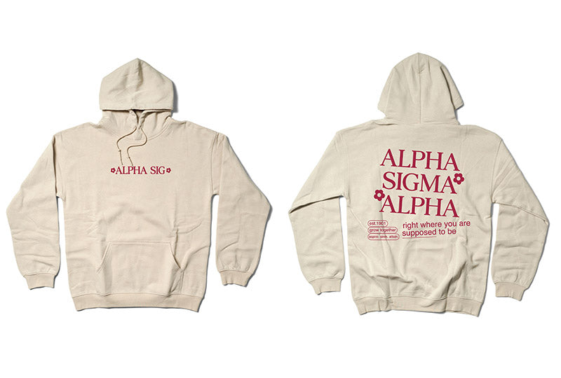 Supposed to Be Sand Sorority Matching Set Hoodie