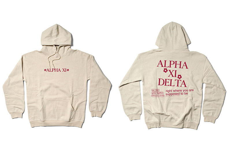 Supposed to Be Sand Sorority Matching Set Hoodie