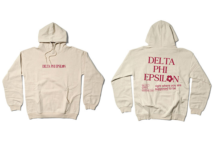 Supposed to Be Sand Sorority Matching Set Hoodie