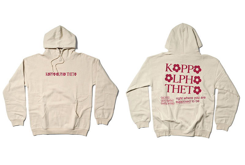 Supposed to Be Sand Sorority Matching Set Hoodie