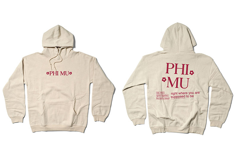 Supposed to Be Sand Sorority Matching Set Hoodie