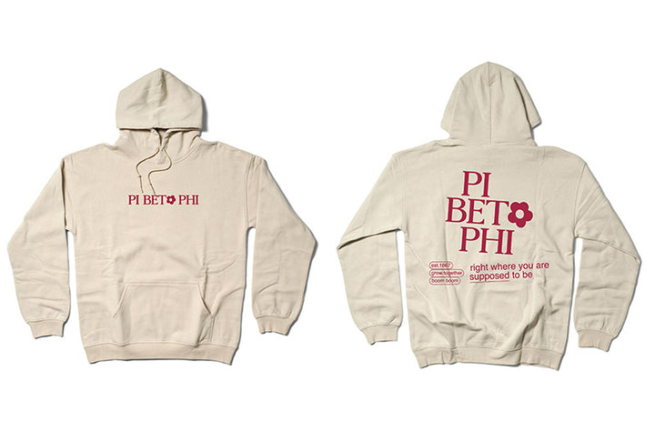 Supposed to Be Sand Sorority Matching Set Hoodie