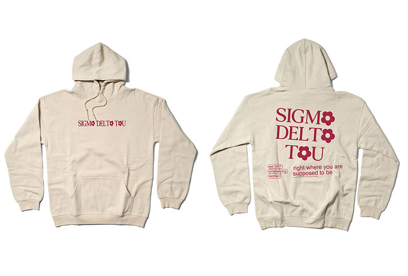 Supposed to Be Sand Sorority Matching Set Hoodie - 2XL