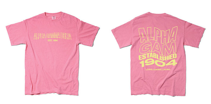 Pink Lemonade Sorority Tee - 2XL - 3XL