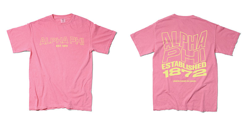 Pink Lemonade Sorority Tee - 2XL - 3XL