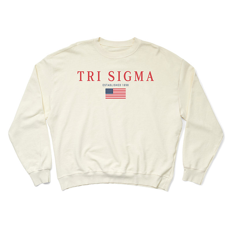 USA Vanilla Ice Matching Set Sorority Crewneck