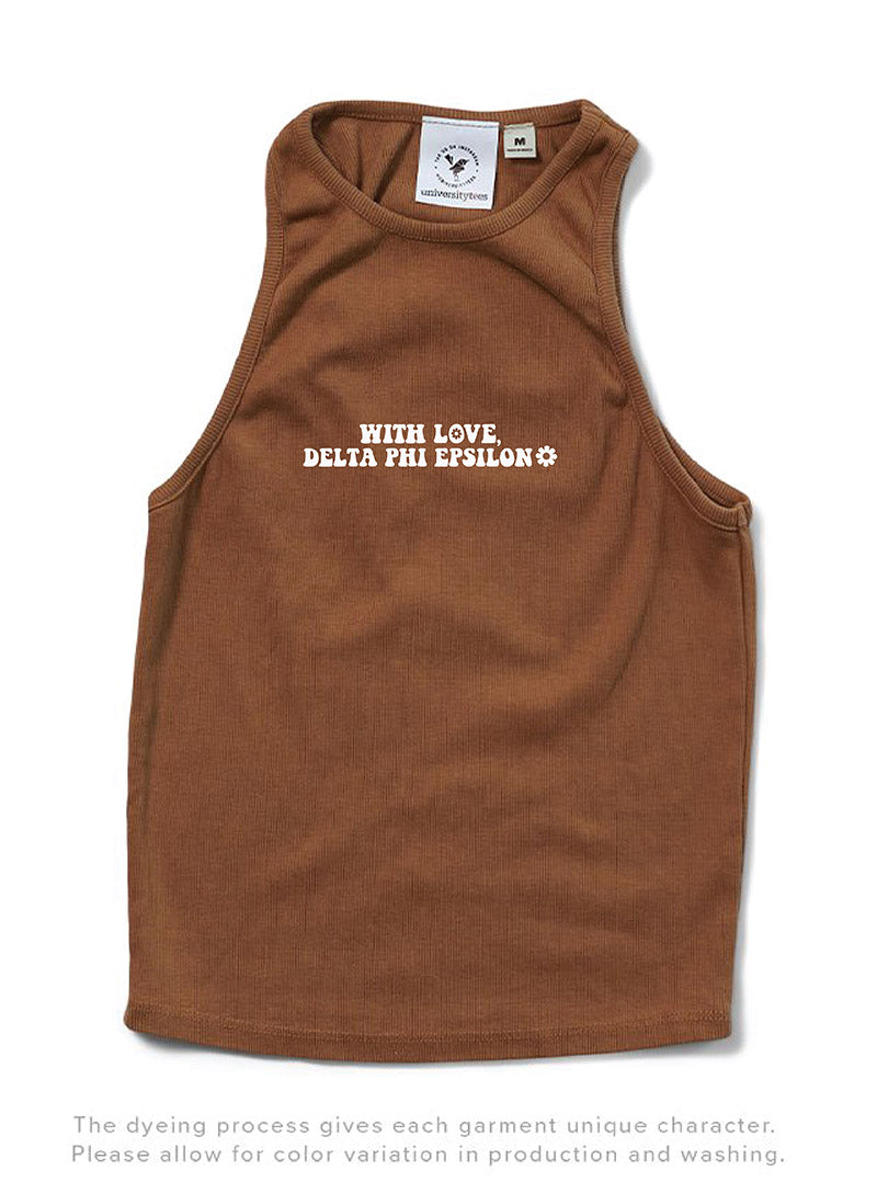 Caffeine With Love Sorority Tank