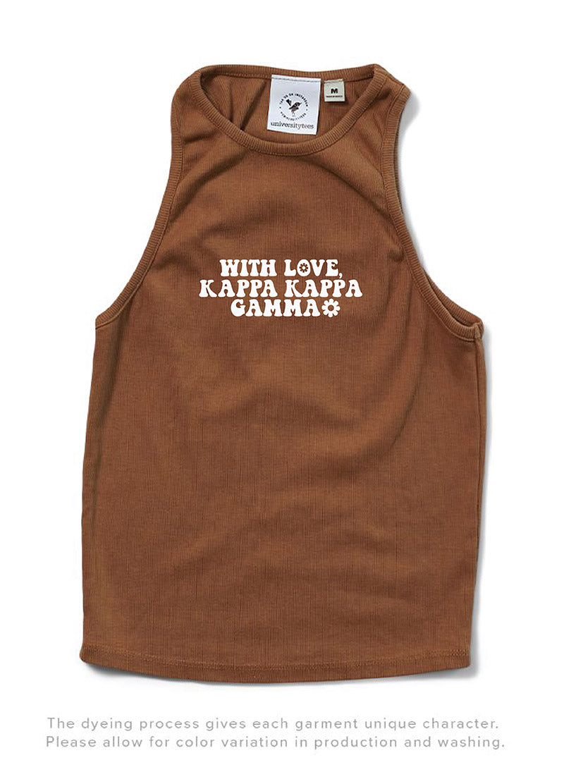Caffeine With Love Sorority Tank