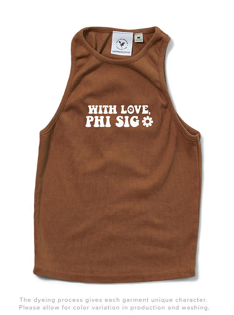 Caffeine With Love Sorority Tank