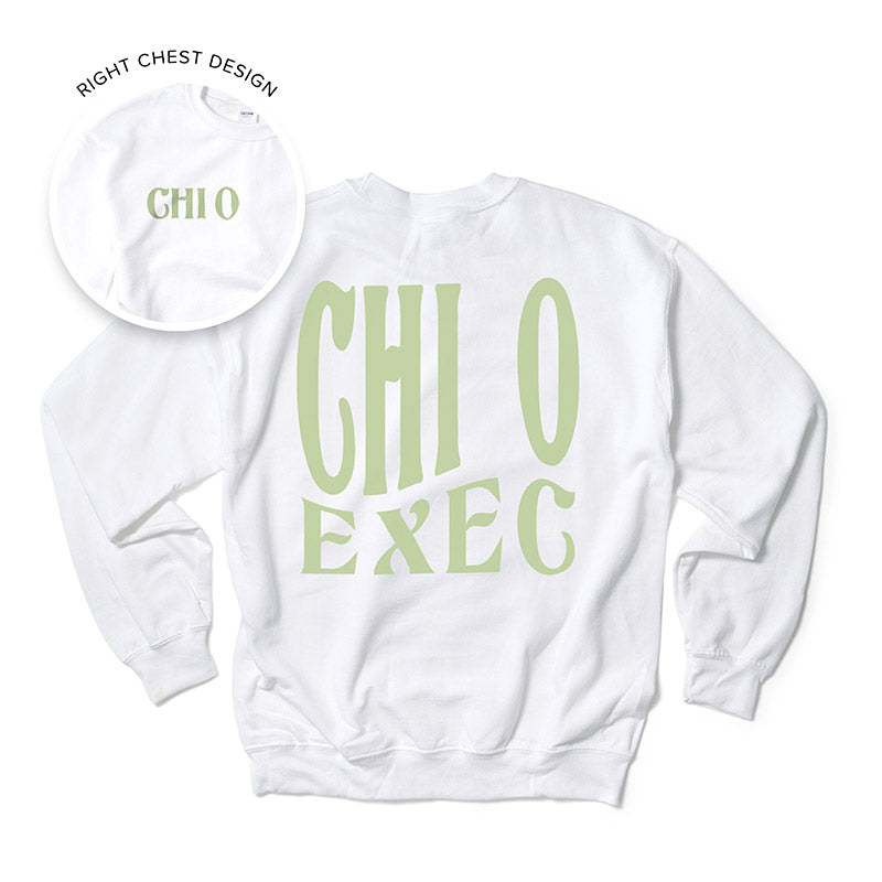 Wavy Exec Crewneck