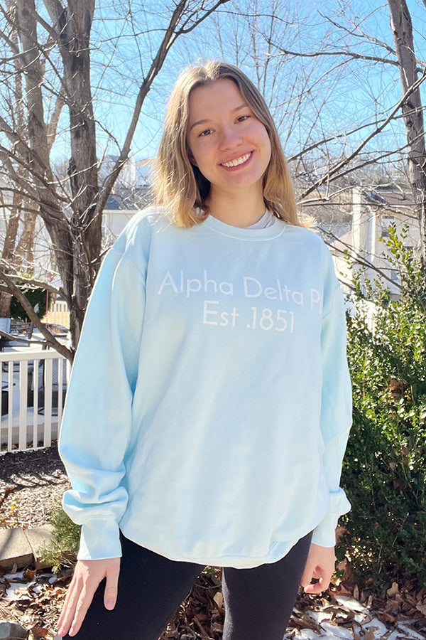 Alpha Delta Pi Est. Crewneck