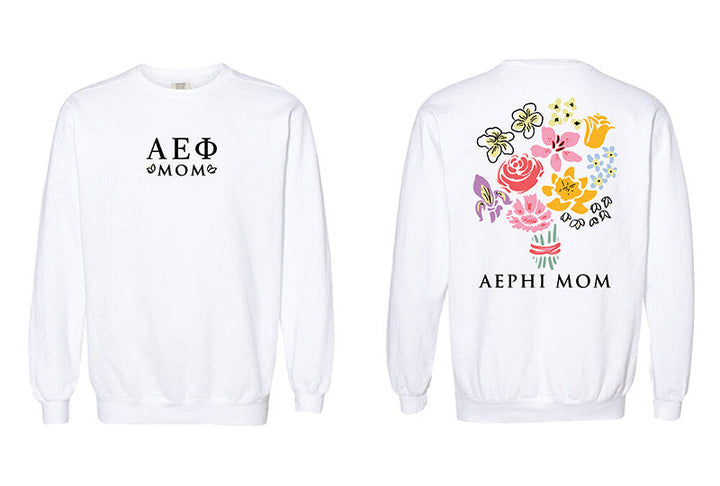 Bouquet Sorority Mom Crewneck - 2XL - 3XL