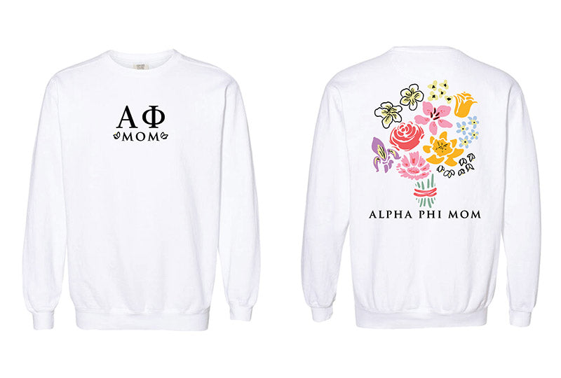 Bouquet Sorority Mom Crewneck