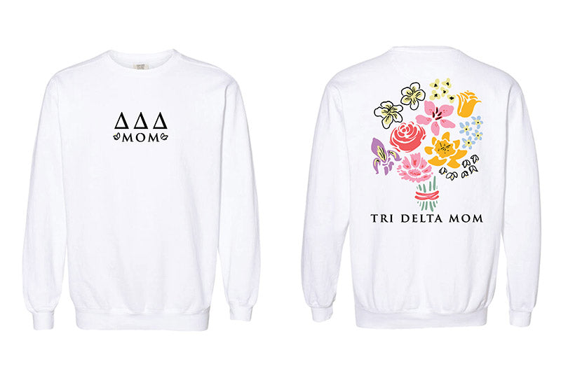 Bouquet Sorority Mom Crewneck