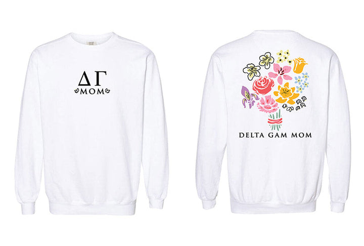 Bouquet Sorority Mom Crewneck - 2XL - 3XL