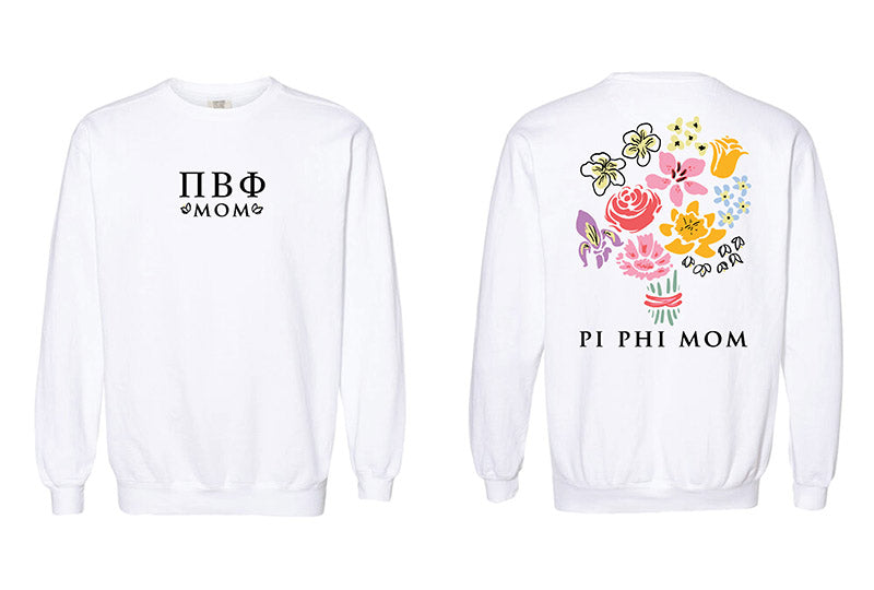 Bouquet Sorority Mom Crewneck