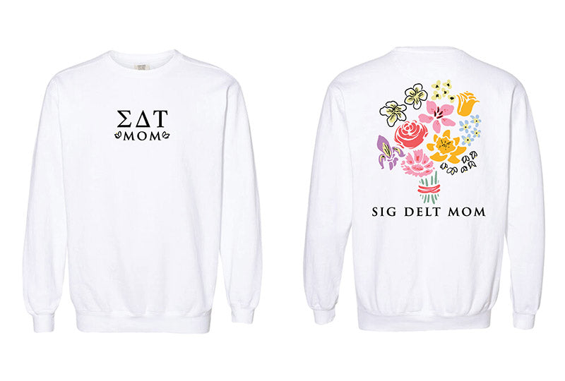 Bouquet Sorority Mom Crewneck