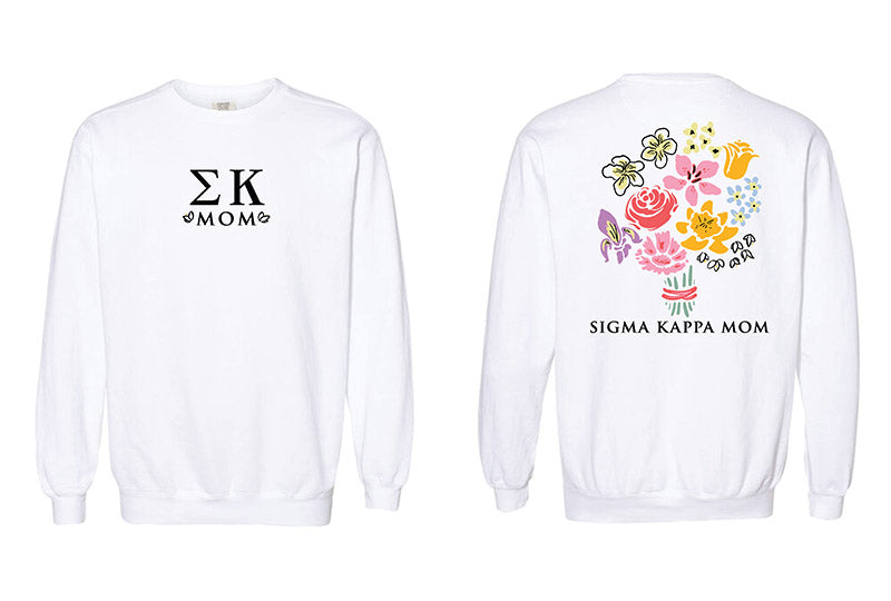 Bouquet Sorority Mom Crewneck