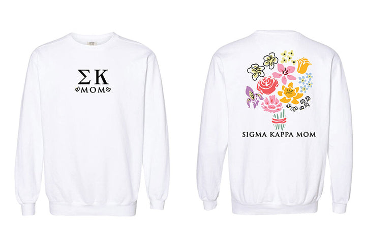 Bouquet Sorority Mom Crewneck