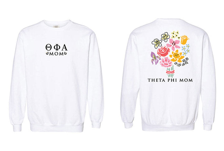 Bouquet Sorority Mom Crewneck - 2XL - 3XL