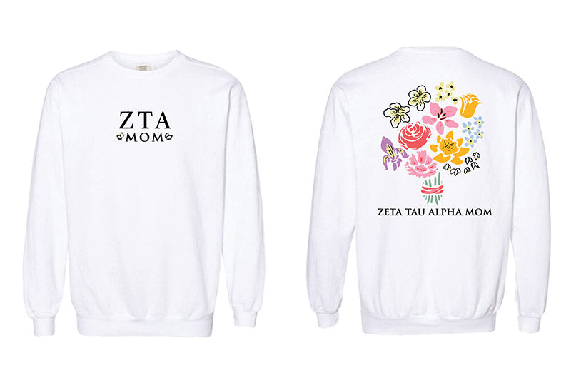 Bouquet Sorority Mom Crewneck