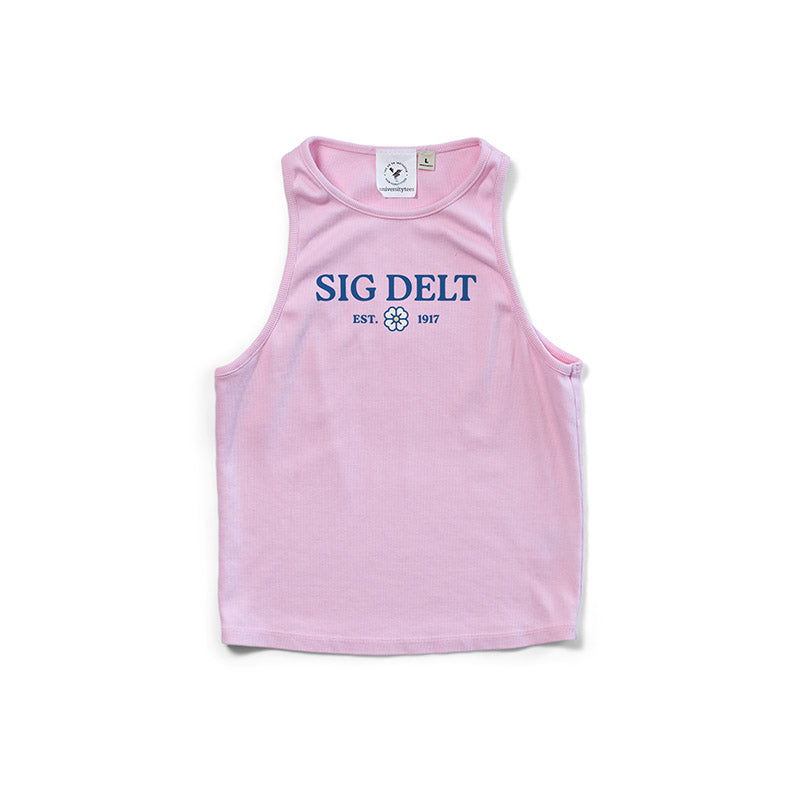 Bubblegum Floral Matching Set Sorority Tank