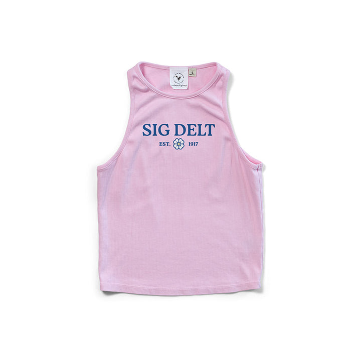 Bubblegum Floral Matching Set Sorority Tank