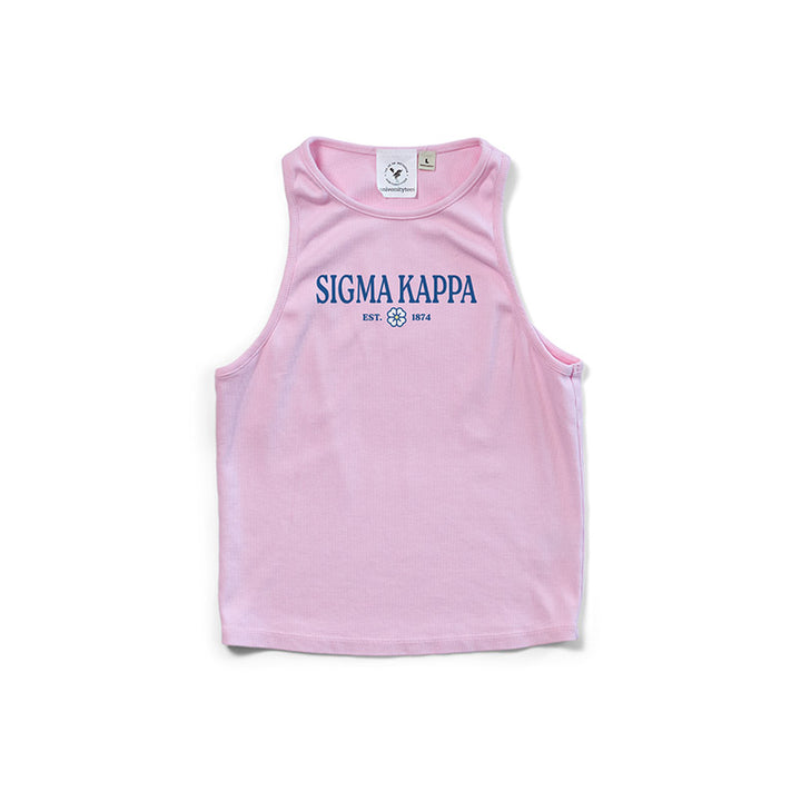 Bubblegum Floral Matching Set Sorority Tank