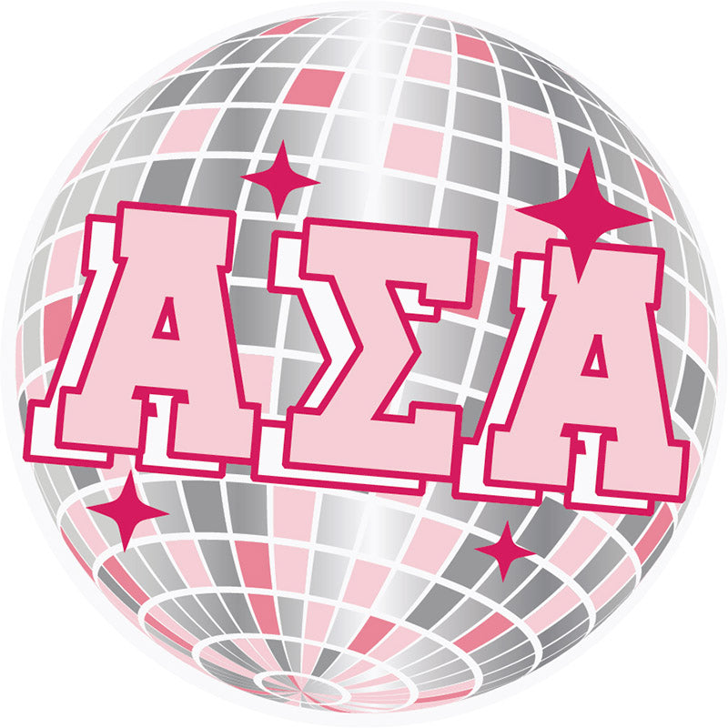 Disco Ball Sorority Button