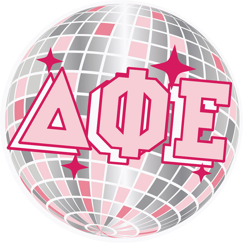 Disco Ball Sorority Button