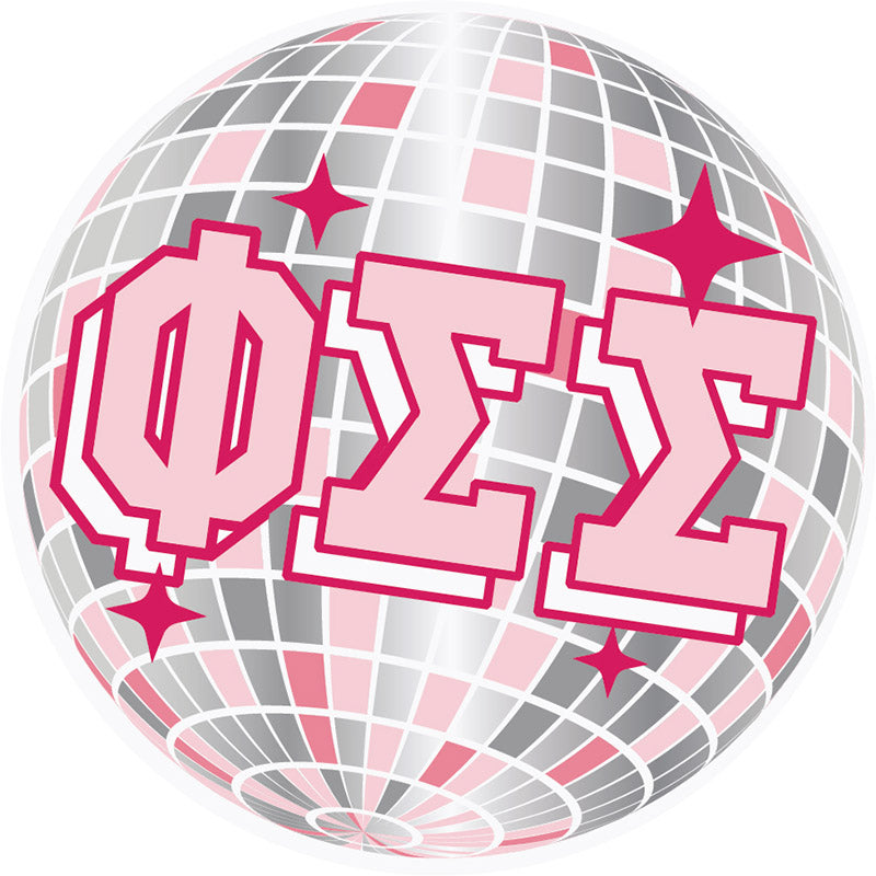 Disco Ball Sorority Button