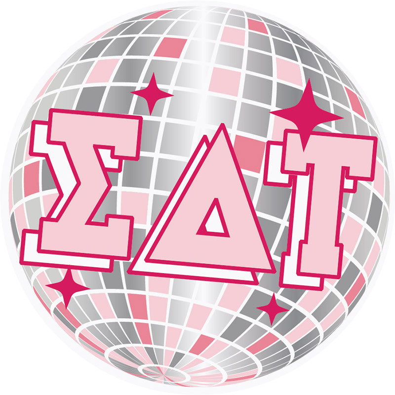 Disco Ball Sorority Button